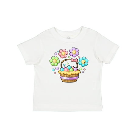

Inktastic Happy Flowers and Pastel Eggs in Easter Basket Gift Baby Boy or Baby Girl T-Shirt