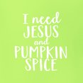 thumbnail image 6 of Wild Bobby I Need Jesus & Pumpkin Spice Inspirational/Christian Men Graphic Tee, Safety Green, Large, 6 of 6