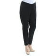 thumbnail image 2 of CALVIN KLEIN Womens Black Wear To Work Straight leg Pants Plus 0X, 2 of 3