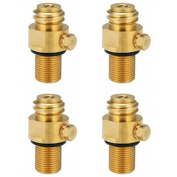 4X M18X1.5 Refill CO2 Valve Adapter Thread Converter Replacement for