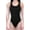 Black, variant on Adoretex Women's Polyester Wide Strap One-Piece Training Swimsuit in Multiple Colors and Sizes