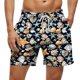 thumbnail image 2 of Kakii Men's Swim Trunks Hawaiian Bathing Mesh Lining Suit Swimsuits Beach Shorts with Pockets, 2 of 6