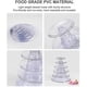 thumbnail image 4 of Soporte de torre para macarrones, soporte redondo para macarrones de 6 niveles, estante de exhibición multifunción para magdalenas, galletas, postres, soporte de plástico compatibl, 4 of 5