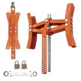 thumbnail image 1 of SECURITYMAN Stabilisateur de Cale de Roue RV / Cales en X pour RV (2 Pack) Cales de Roue Anti-Vibration Robustes pour Remorque RV, Véhicule Récréatif, Verrous de Pneu de Voyage 5e Roue avec Double Essieu, 1 of 4