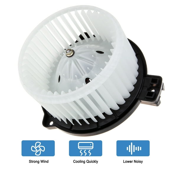 HVAC Plastic Heater Blower Motor w/ Fan Cage Motor ECCPP FIT for 2012-2017 Hyundai Accent /2013-2016 Hyundai Genesis Coupe /2010-2015 Hyundai Tucson /2012-2017 Hyundai Veloster /2011-2016 Kia Sportage