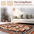 thumbnail image 2 of ODIKA 8' x 10' Machine Washable Non-Slip Area Rug, Middle Eastern Medallion High Traffic Rug, Beige, 380763, 2 of 7