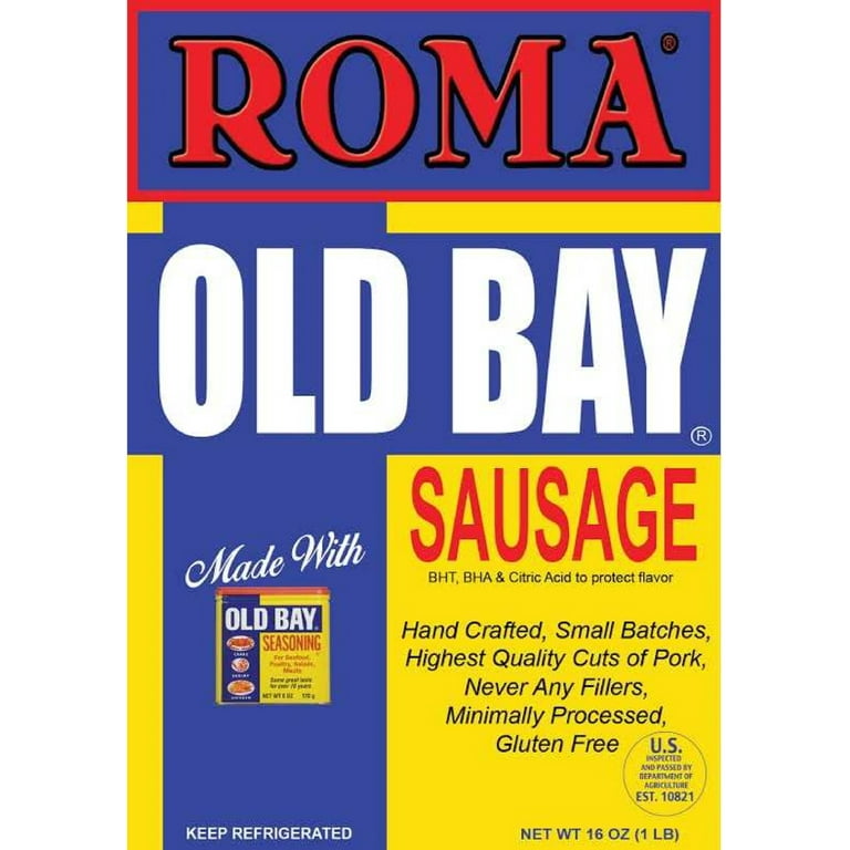 Save on Roma Old Bay Sausage - 4 ct Order Online Delivery