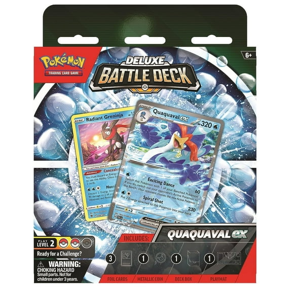Pokemon TCG: Meowscarada/Quaquaval ex Deluxe Battle Deck (1 x RANDOM)