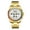 Gold, variant on Findtime Men's Watches Stainless Steel Bracelet Large Color Case Dial Chronograph Calendar Waterproof Luminous Watch