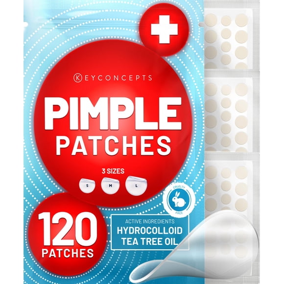 Parche para Acné KEYCONCEPTS Parches para Espinillas para el Rostro (120 Unidades)