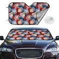 thumbnail image 2 of Daiia Hawaiian Style Windshield Sun Shade for Car SUV Truck ( ), Car Sun Shade Windshield, Car Shades for Front Windows, Sunshade for Car Windshield, 2 of 7