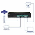 thumbnail image 4 of TRENDnet TPE-T80H 8-port GREENnet 10/100 PoE+ switch, 4 of 5