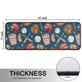 thumbnail image 5 of Kitchen Rugs Sets Of 2,Blue Baseball Stadium Pattern Anti Fatigue Kitchen Mat Rugs Non Slip Washable,Decorative Kitchen Floor Mats for Kitchen,Sink,Laundry,17"x47"+17"x47", 5 of 5