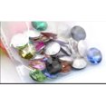 thumbnail image 2 of GKNET 100PCS Mixed Colors Pointed Facted Round Fancy Glass Stones #95618-8mm(100PCS), 2 of 6