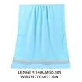 thumbnail image 5 of Oversized Bath Towel, Thick Cotton Terry, Soft and Absorbent, for Bathroom, Gym, and Pool Use, Yellow, by FAJHHA, 5 of 7