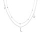 thumbnail image 1 of Moon Star Sequin Layer Collar Colgante Collar de la Mujer Collar de la Mujer Regalos de cumpleaños Mamá Mujer Esposa, 1 of 6