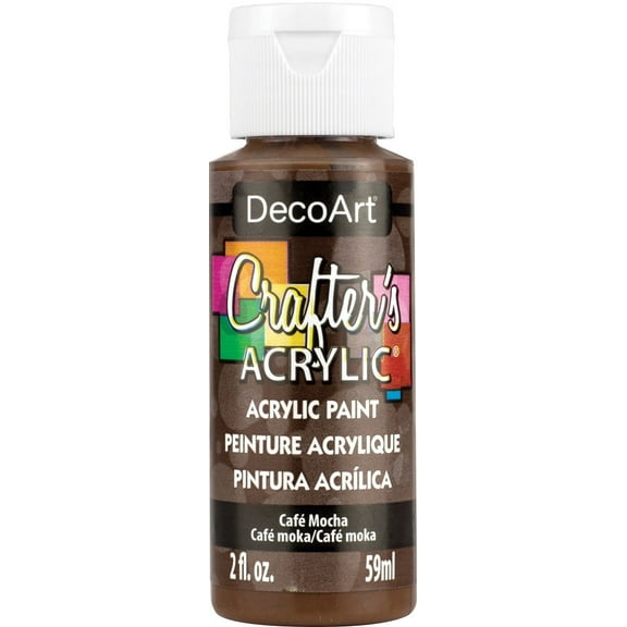 DecoArt Crafter's Acrylic All-Purpose Paint 2oz-Cafe Mocha