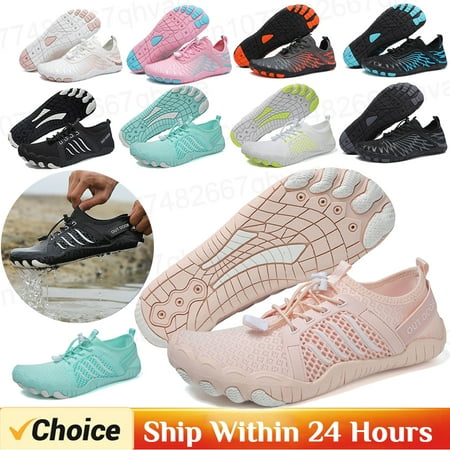 

Women Men Water shoes Upstream Wading Swimming Barefoot Five Fingers Aqua Shoes Beach Seaside Gym Fitness Unisex Sneakers New