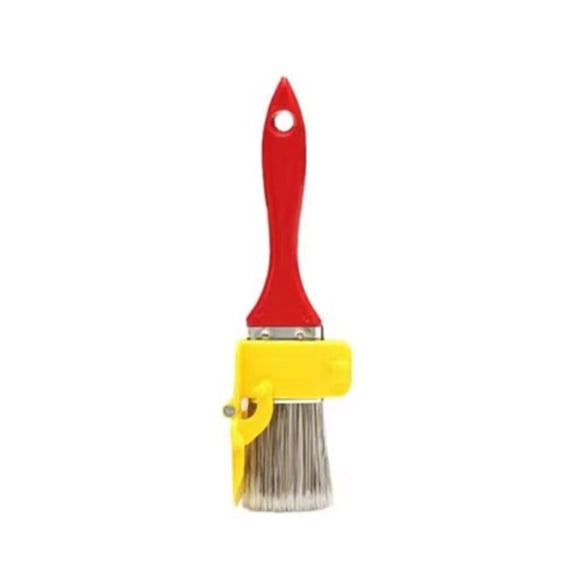 2-in-1 Edger Paint Brush with Color Separation Guide Tool for Wall Ceiling Frame