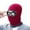 Red, variant on ievspot 1 Pcs Warm Knitted Neck Warmer Hat Fleece Lined Ski Mask Windproof Face Mask for Men