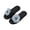 .Black, variant on Agkizg Womens Fall Winter Slippers, House Slippers, Elegant Open Toe One Strap House Slippers Woven Strap Soft Fabric Flat Casual Daily Indoor Slides