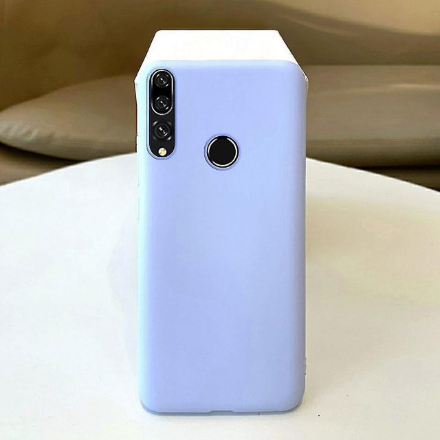 Light Purple Aplicar a Honor 9x Funda de 6,59 "con huella digital Tpu Candy Funda de silicona para teléfono Compatible con Huawei Honor 9x 9 X Funda Premium Honor 9x Stk-lx1