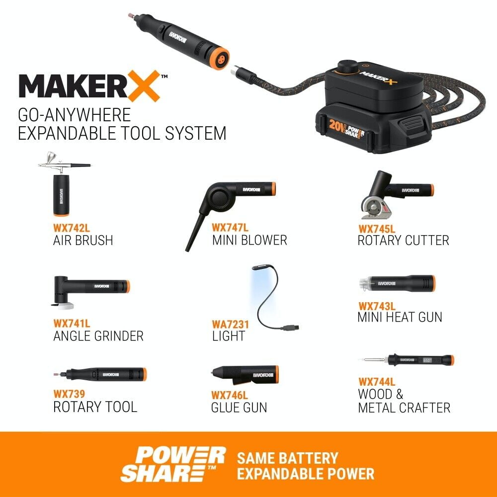 Worx MakerX WA7250 Food Safe Airbrush Nozzle