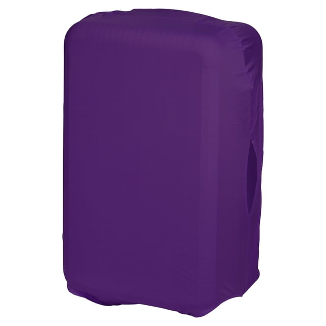 Unique Bargains Elastic Silk Travel Luggage Cover, Washable Protective Suitcase Protector Bag Purple for 28 Inch Wheeled Suitcase