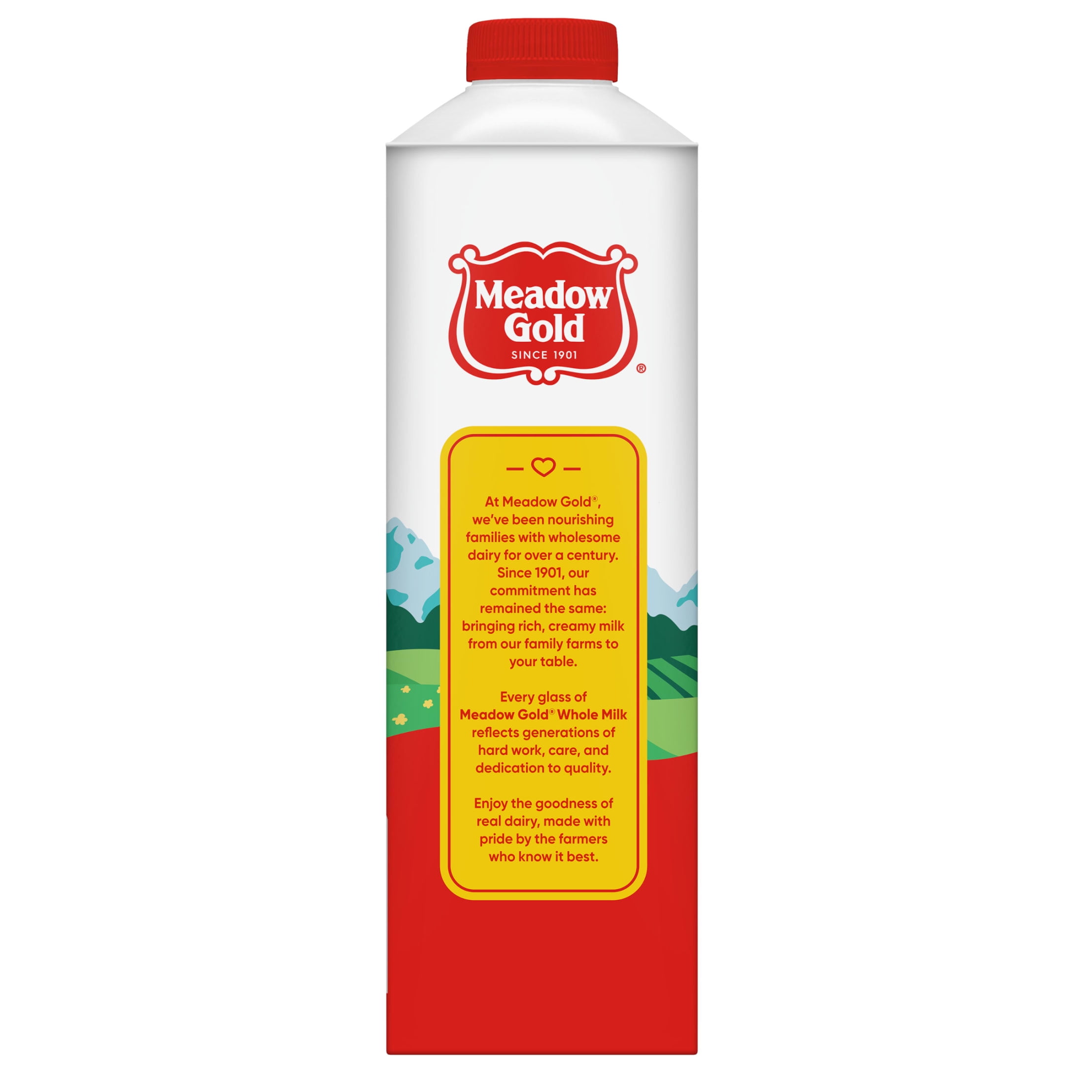 Meadow Gold Ultra-Pasteurized Whole Milk Quart