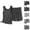Dark Gray, variant on POIUYTR Plus Size Women Summer Pajamas Sets Casual Sleeveless Tank Tops Loose Wide Leg Pj Shorts Striped Pjs Set