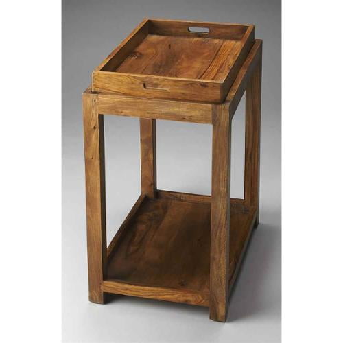 BUTLER 3492140 23. 5 inch Solid Wood Tray Table - Walmart.com - Walmart.com