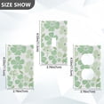thumbnail image 7 of Yayeee Blank Wall Plate Cover 1-Gang 4.5"x2.7" Home Unused Decorative Outlet, Green Floral, 7 of 7