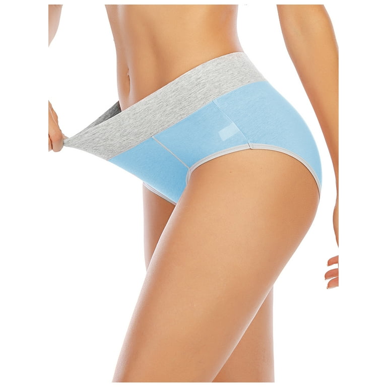 OLIKEME Womens Underwear Cotton No Show Hispter Panties Low