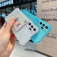 thumbnail image 4 of Card Bag Holder Clear Case For Xiaomi Redmi Note 10 Pro 9 9S 10S 11 11s 12 12s 12 Pro 5G Redmi 9 9A 9C 10C Soft Corners Cover, 4 of 5