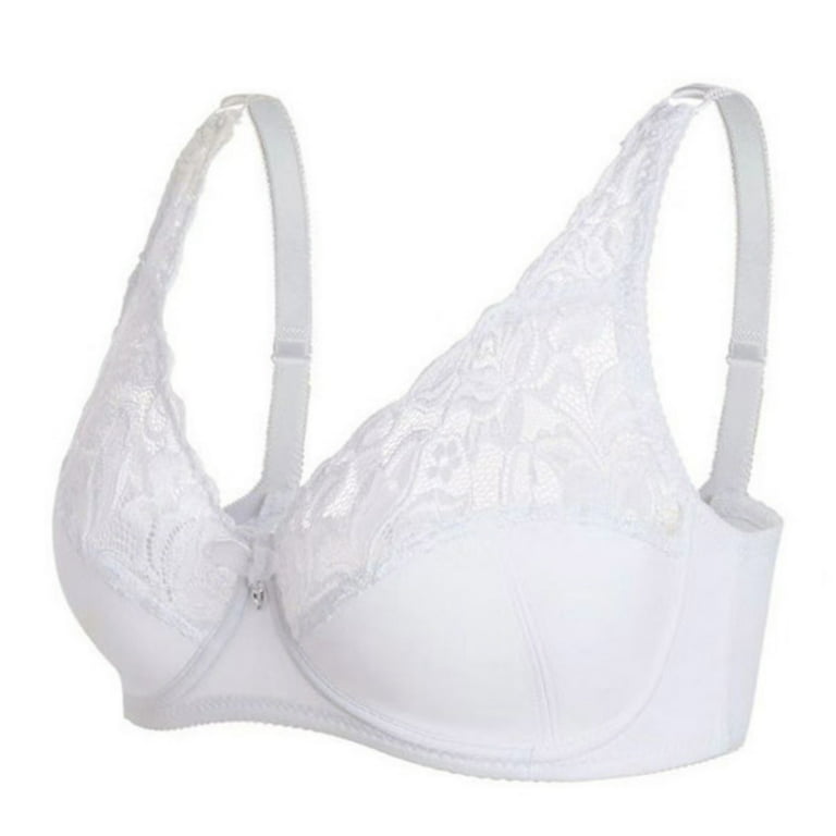  Womens Plus Size Bras Minimizer Underwire Full Coverage  Unlined Seamless Cup Chanterelle 36C