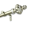 thumbnail image 2 of Domovina Luster 1" Single Curtain Rod-Color:Light Gold,Size:66"-120", 2 of 2