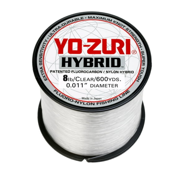 Yo-Zuri Hybrid Line, 8lb, 600yd, Clear