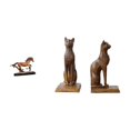 thumbnail image 1 of Figura de caballo,Figura coleccionable de caballo en miniatura,Adorno de caballo de resina,estatua de animal,decoración para el hogar,Figura de mesa,Sujetalibros con forma de gato para, 1 of 8