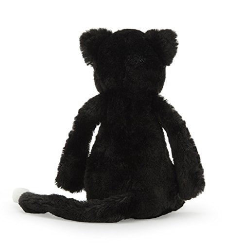 black and white cat teddy