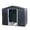 Black, variant on CarButler 8x6ft Metal Outdoor Storage Shed with Window and Lockable Sliding Doors for Garden Backyard Patio Lawn Gray