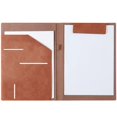 thumbnail image 1 of Multifunctional A4 Conference Folder Business Folder Leather Contract File Folders Meeting Document Organizer Card Holder Brown, 1 of 6