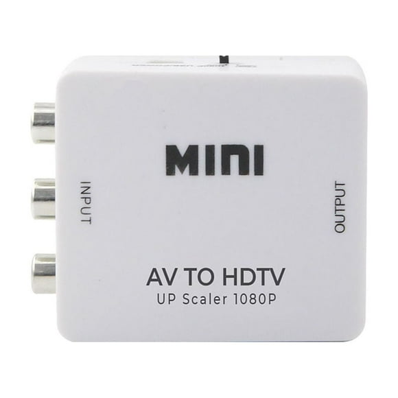Adaptador Convertidor de Audio y Video RCA a HDMI 1080p
