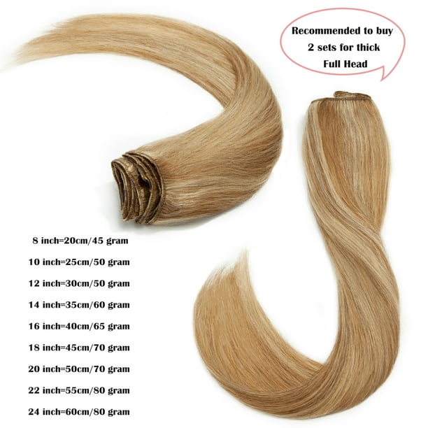 Benehair 100% Remy Human Hair Clip In Human Hair Extensions  display picture 3