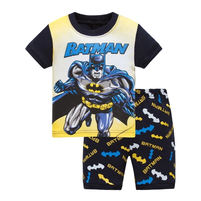 Conjunto de pijama de algodón 2022 para bebé, traje de verano, camiseta bonita para niño de 2 a 3 años
