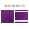 thumbnail image 5 of MOKKHNB Felt Walls Tiles Purple Synthetic Material 1Pack for Modern Decor, 5 of 5