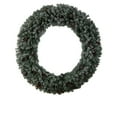 thumbnail image 3 of Nearly Natural Giant Christmas PVC Flocked Clear Prelit LED Corded Wreath, 72" (Green), 3 of 7