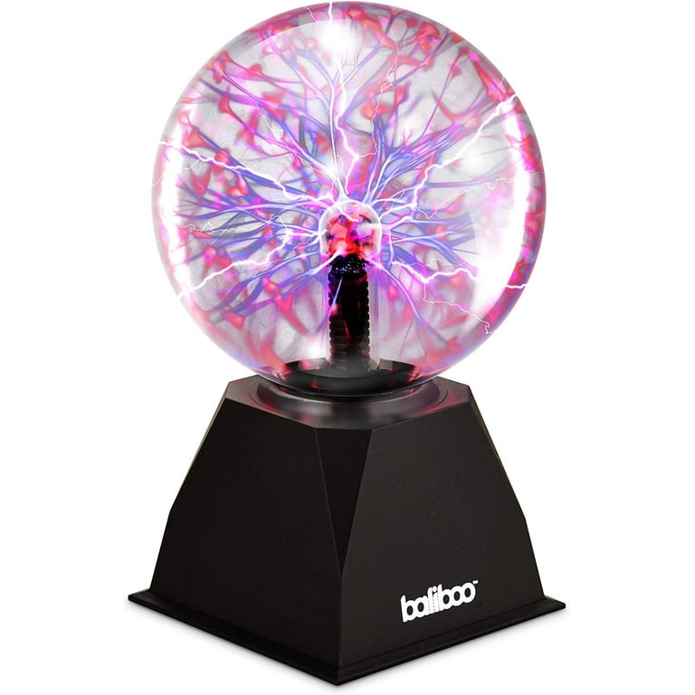 Plasma Ball Light 6 inch Interactive Touch Responsive Lamp Tesla Coil  Lightning Effect Science Educational Fun Gift (6 Inch)