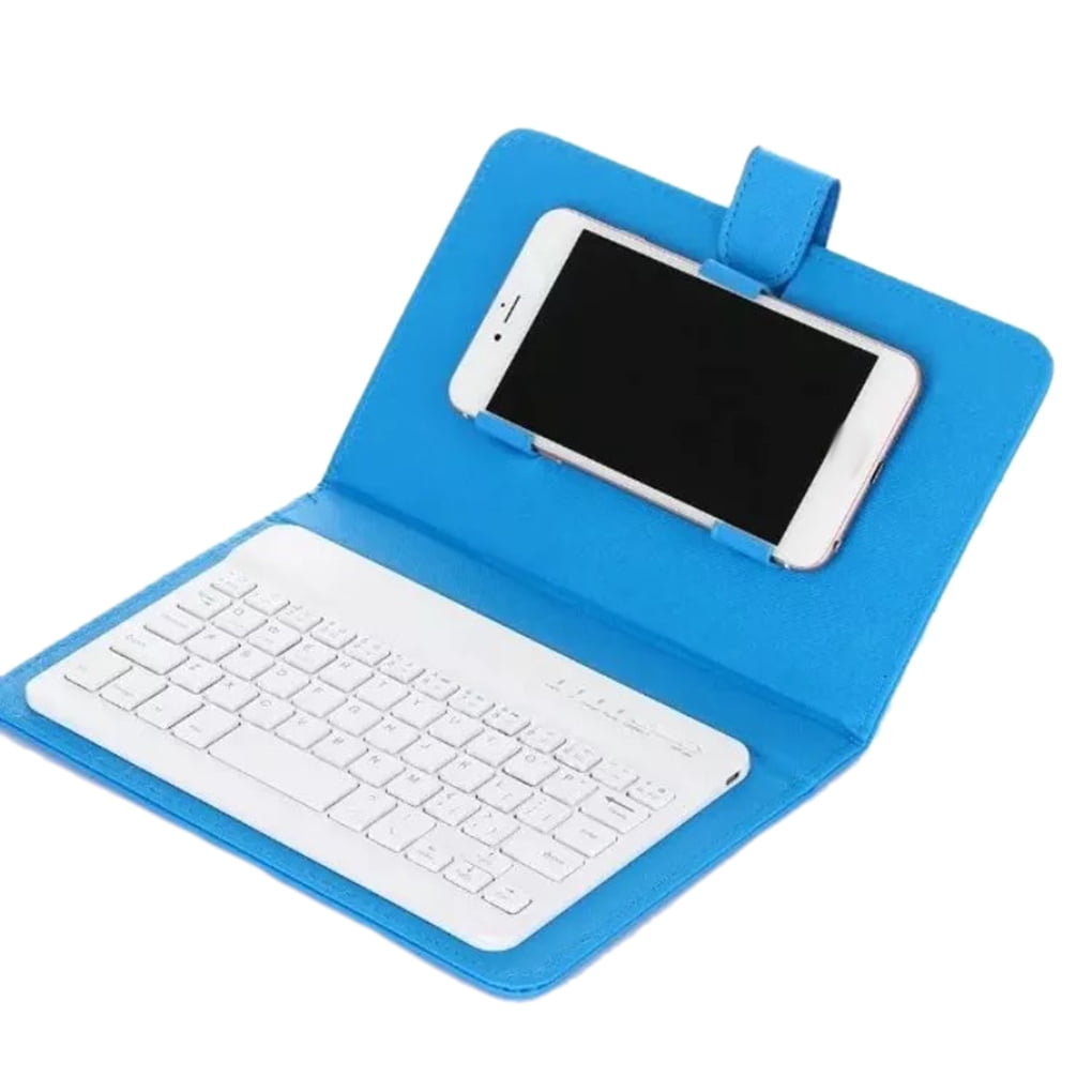 Portable Bluetooth Keyboard Case Mobile Phone Wireless Keyboard PU