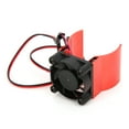 thumbnail image 2 of Ventilador De Refrigeración De Motor RC, Pieza De Repuesto De Alta Conductividad Térmica, Ventilador De Refrigeración RC De Aleación De Aluminio Para Coche Traxxas 1/10 RC YLSHRF Rojo, 2 of 8