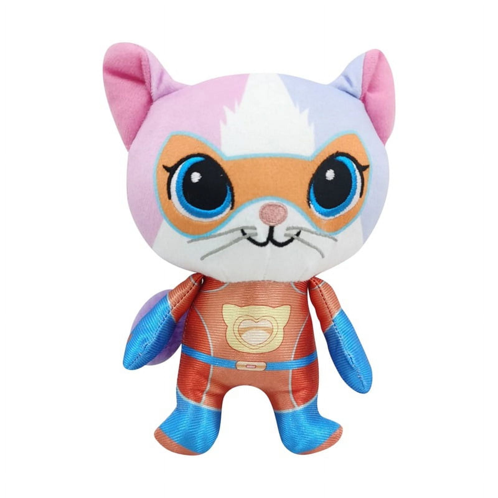 New Super Kitty Team Crystal Super Soft Plush Toy Doll Blue Kitten Green Kitten Yellow Kitten Doll Children s Toy Holiday Gift Red Walmart